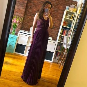 BCBGMaxAzria Plum Maxi Dress Size 4 S